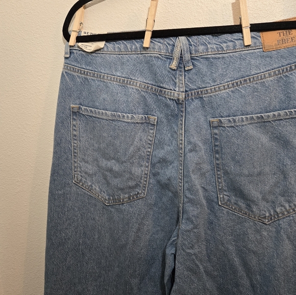 Free People NWT Crossroads Mid Rise Slim Straight Jeans Size 31 - Picture 8 of 16